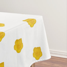 Golden Yellow Wildflowers Photo Tafelkleed