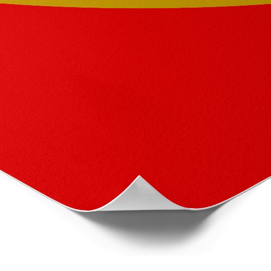 Golden Yin Yang Poster (Hoek)