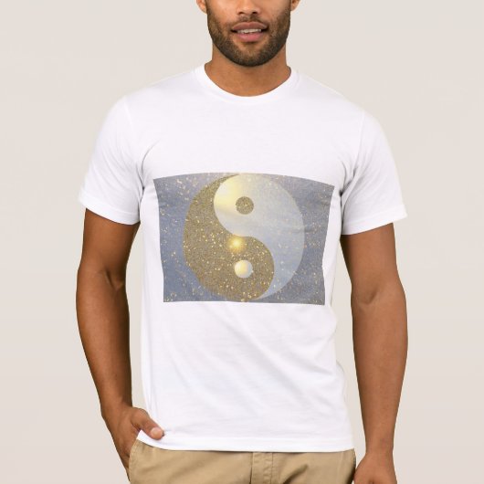 Golden Ying Yang T-shirt (Voorkant)