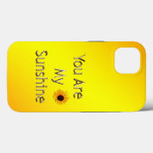 Golden You are My Sunshine, iPhone 13 Hoesje (Achterkant (horizontaal))