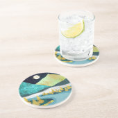 Golden Zandsteen Onderzetter (Zijkant)