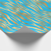 Golden Zebra Cadeaupapier (Hoek)