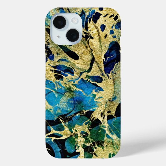 Golden Zee - Abstracte kunst Case-Mate iPhone Case (Achterkant)