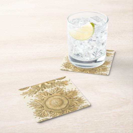 Golden Zee Creats Kartonnen Onderzetters (Insitu)