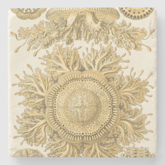 Golden Zee Creats Stenen Onderzetter (Voorkant)