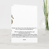 Golden ZEE HORSE Funny Birthday Kaart Series (Achterkant)