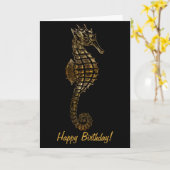 Golden ZEE HORSE Funny Birthday Kaart Series (Gele Bloem)
