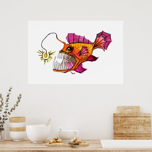 Golden zeeduivel poster (Keuken)