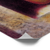 Golden Zen Meditation Buddha Spiritueel Art Poster (Hoek)