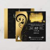 Golden zwart kaart (Voorkant / Achterkant)