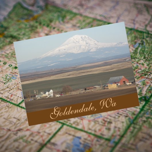 Goldendale Farming Valley, Washington Reisfoto Briefkaart