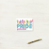 Goldendale PRIDE Swag Post-it® Notes (Op bureau)