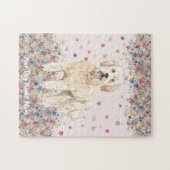 Goldendoedel met middellang haar legpuzzel (Horizontaal)