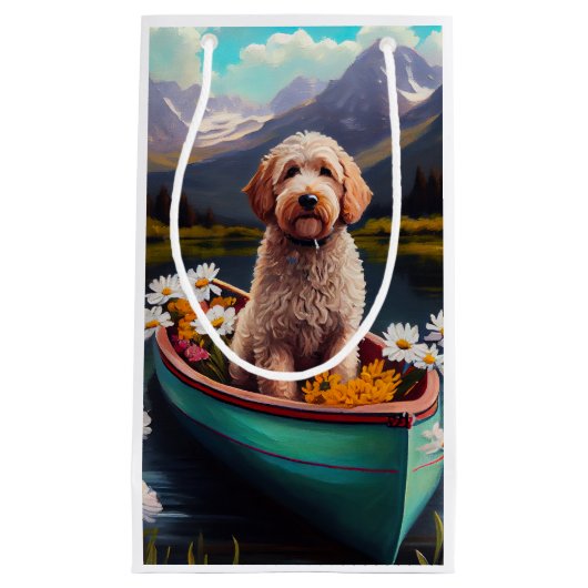 Goldendoedel op een peddel: Een Schilderachtig avo Klein Cadeauzakje (Voorkant)