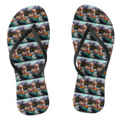 Goldendoedel op een peddel: Een Schilderachtig avo Teenslippers (Voetbed)