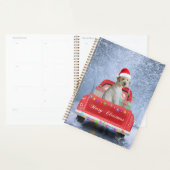 Goldendoedle Dog in sneeuw met kerstmis Planner (Display)