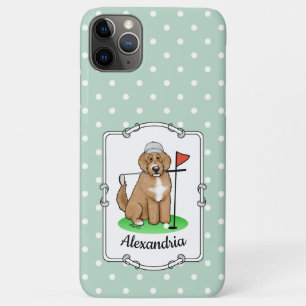 Goldendoedle Dog Play Golf (Red whmk2) Cute Fun Case-Mate iPhone Case