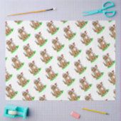 Goldendoedle Dog Play Golf (Red whmk2) Cute Fun Tissuepapier (Craft)