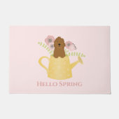 Goldendoedle in Watering Can Deurmat (Voorkant)