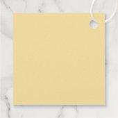 Goldendoedle in Watering Can Yellow Bedankjes Labels (Achterkant)