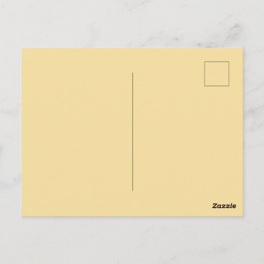 Goldendoedle in Watering Can Yellow Briefkaart (Achterkant)