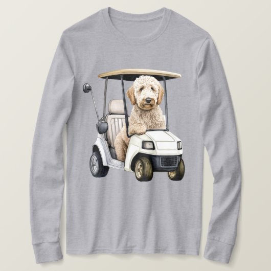 Goldendoedle Labradoode Dog Dad Gift Golfing shirt (Design voorkant)