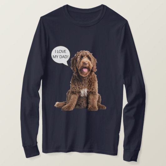 Goldendoedle Labradoodle Dog Dad gift Hondenliefhe T-shirt (Design voorkant)