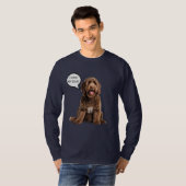 Goldendoedle Labradoodle Dog Dad gift Hondenliefhe T-shirt (Voorkant volledig)