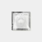 Goldendoedle Puppy in de achtertuin Post-it® Notes (Voorkant)