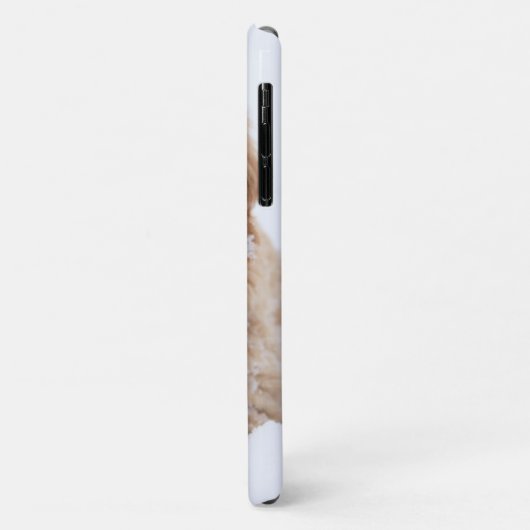 Goldendoedle Puppy met sneeuw op gezicht Case-Mate iPhone Case (Achterkant/links)
