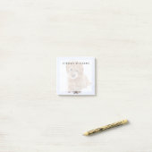 Goldendoedle Puppy met sneeuw op gezicht Post-it® Notes (Op bureau)