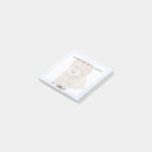 Goldendoedle Puppy met sneeuw op gezicht Post-it® Notes (Schuin)