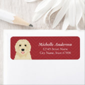 Goldendoedle Return Address Labels (Insitu)