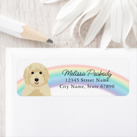 Goldendoedle Return Address Labels (Insitu)