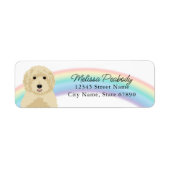 Goldendoedle Return Address Labels (Voorkant)
