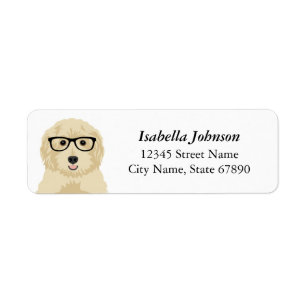 Goldendoedle Return Address Labels