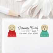 Goldendoedle Return Address Labels (Insitu)