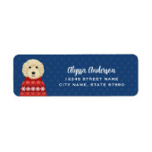 Goldendoedle Return Address Labels (Voorkant)