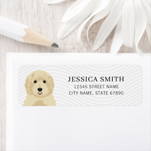 Goldendoedle Return Address Labels (Insitu)