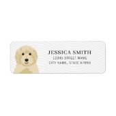 Goldendoedle Return Address Labels (Voorkant)
