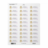 Goldendoedle Return Address Labels (Full Sheet)