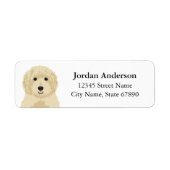 Goldendoedle Return Address Labels (Voorkant)