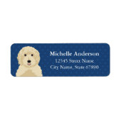 Goldendoedle Return Address Labels (Voorkant)
