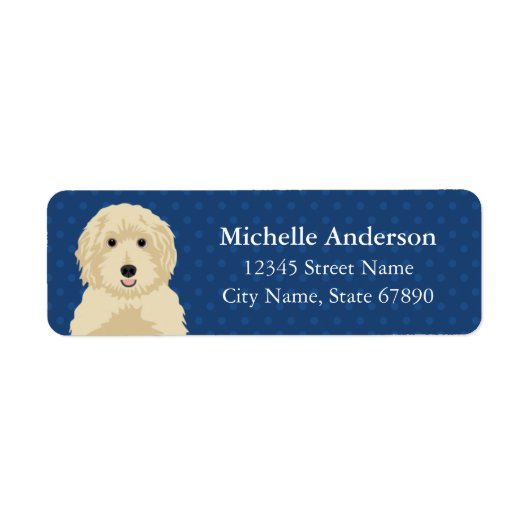 Goldendoedle Return Address Labels (Voorkant)