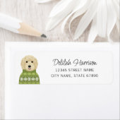 Goldendoedle Return Address Labels (Insitu)