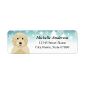Goldendoedle Return Address Labels (Voorkant)