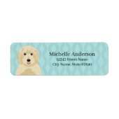Goldendoedle Return Address Labels (Voorkant)