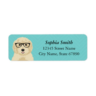 Goldendoedle Return Address Labels