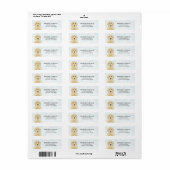 Goldendoedle Return Address Labels (Full Sheet)