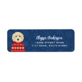 Goldendoedle Return Address Labels (Voorkant)